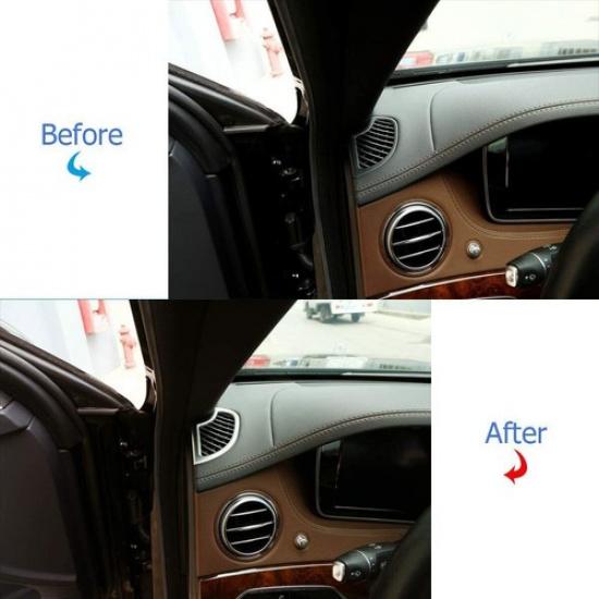 For Benz S-Class W222 Center Side Dashboard Air Outlet Vent Cover Trim 2014-