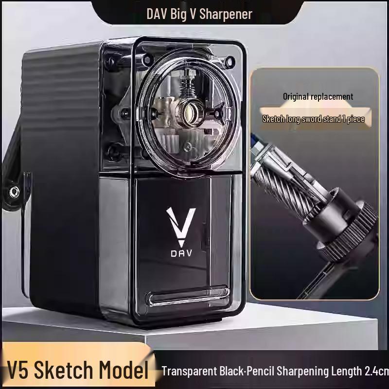 DAV Art V5V6 Hand-Crank Sketch Pencil Sharpener