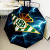 Football Betis Crest Design Umbrella 8-Frame for Travel, Camping, Casual Lightweight Portable Umbrella, Essential for Every Family Holidays Gift