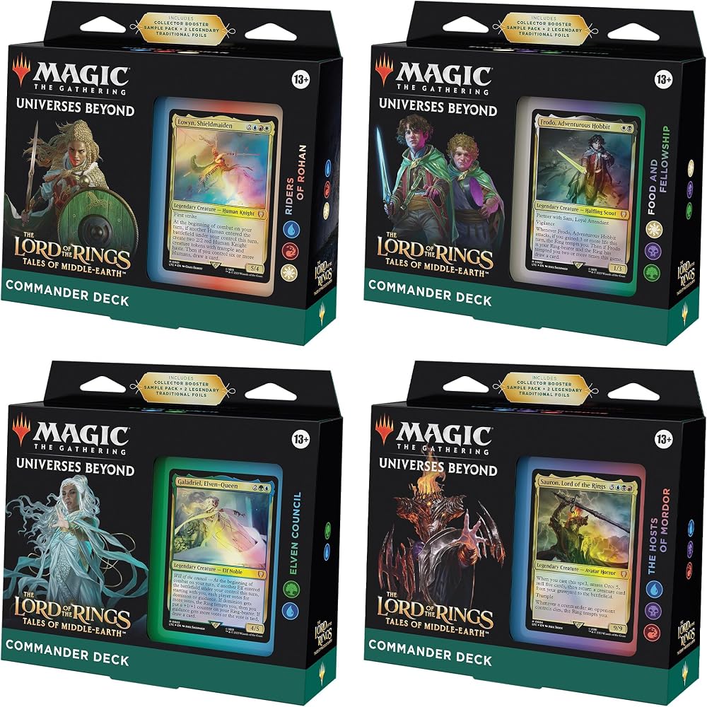 MAGIC: The Gathering Lord of the Rings: (May not be in Japanese) Tales of Middle-Earth Commander ...