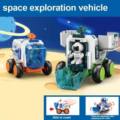 Dětské puzzle Spa Hračka Auto Simulační model Astronaut Raketa Vesmírná loď Série Hračka Setrvačné Odnímatelné Auto pro Kluky Dárek