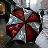 Resident Evil 8 Ribs 3Fold Black Glue Uv Protection Umbrella Sun Protection Rainproof Compact Folding Umbrella For Travel Daily Use C923921