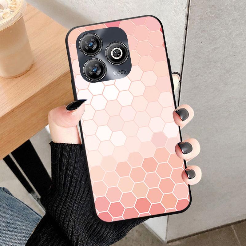 Für ZTE BLADE A75 4G Hülle Coque Luxus Stoßfest Weiches TPU Silikon Handyhülle Für ZTE BLADEA75 Fundas Capa Modehülle