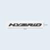 Glossy Black ABS Letters NX200 NX300 NX200t NX300h HYBRID Emblem For Lexus Car Trunk  Sticker Badge Accessories