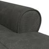 Lounge Chaise Longue with Cushions Black 91 X 157 X 91 Cm Faux Leather