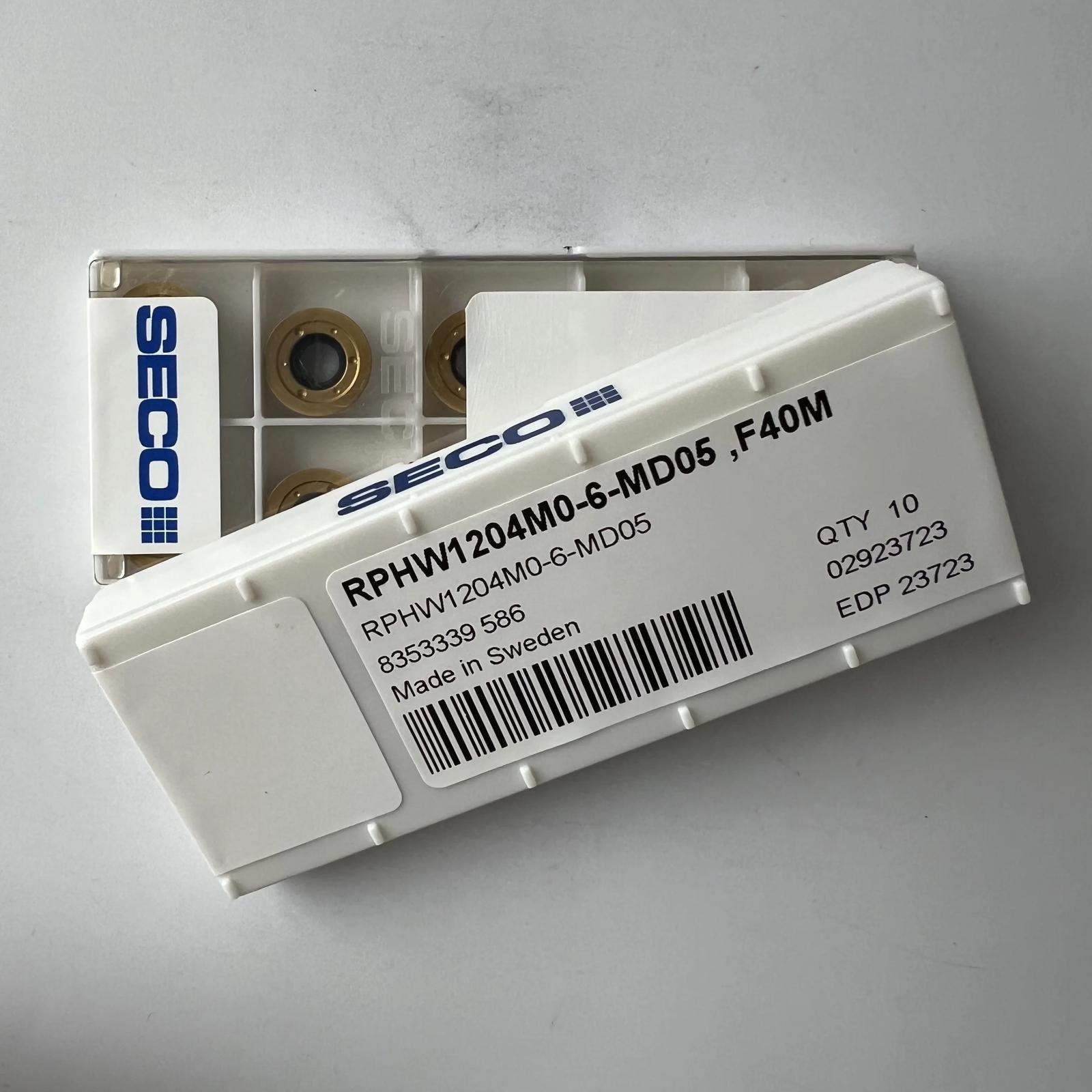 

SECO / RPHW1204M0-6-MD05,F40M / Original carbide blade 10 Pcs