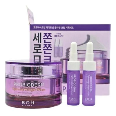 Bioheal BOH Probioderm Uppstramande Kollagenkräm 50ml – Uppstramande Probiotisk Anti-Åldring Koreansk Ansiktsfuktighetskräm för Elasticitet & Rynkor