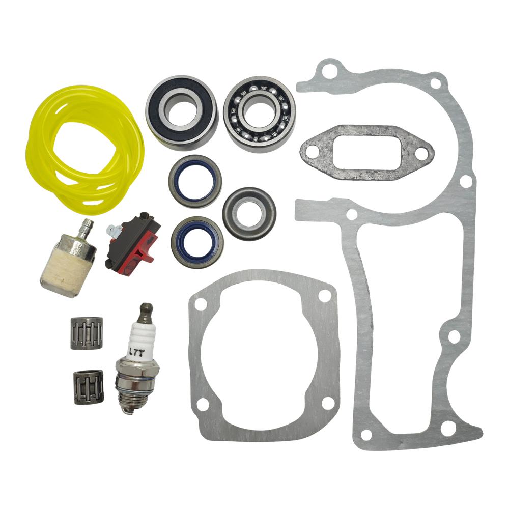 Crankshaft Bearings Seals Gaskets Kit For Husqvarna 362 365 371 372 372XP Chainsaw 503 64 72-01, 738 22 02-25, 503 96 15-01