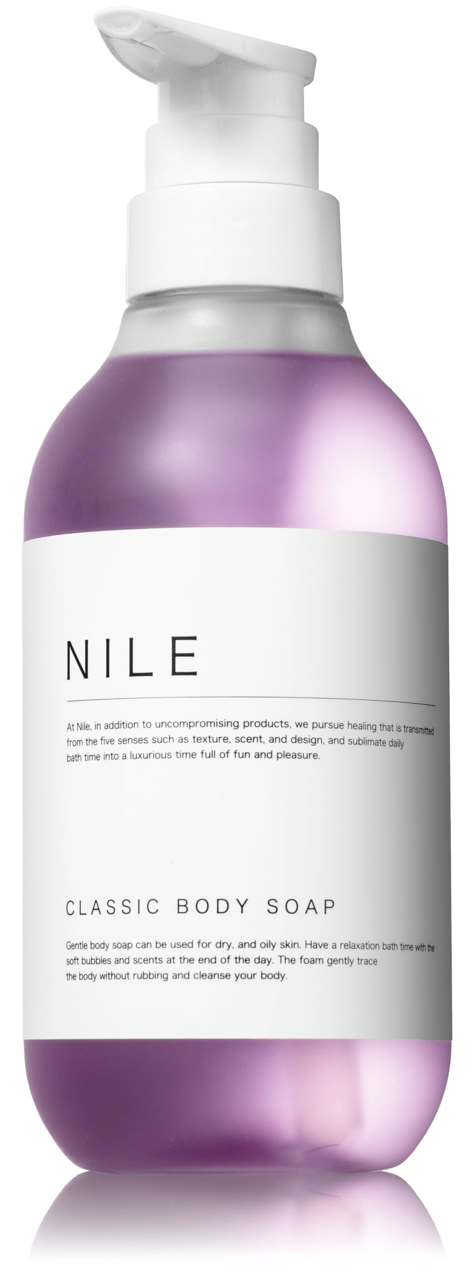 NILE Classic Body Soap Shower Oil 400ml Floral Musk (Rose Rain Scent)