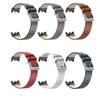 Bracelet For Xiaomi Band 8 Leather Strap For Miband 8 Smart Band Accessories