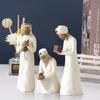 20pcs Nativity Figures Set Resin Xmas Nativity Scene Figurine for Tabletop Shelf Home Decoration