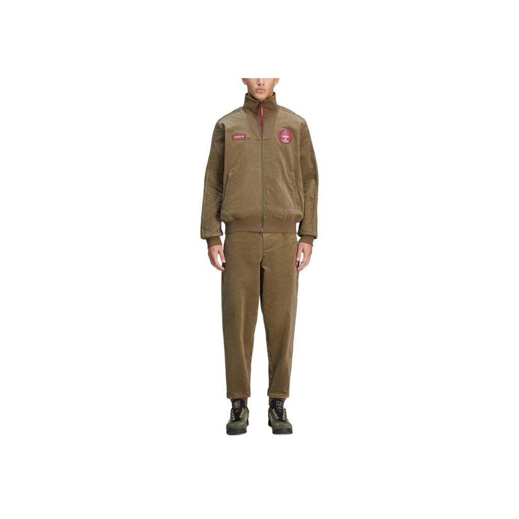 adidas Originals X C.P. Collaborazione Aziendale FW24 Moda Pantaloni Sportivi Morbidi Confortevoli Pantaloni Unisex Verde Oliva JH1442