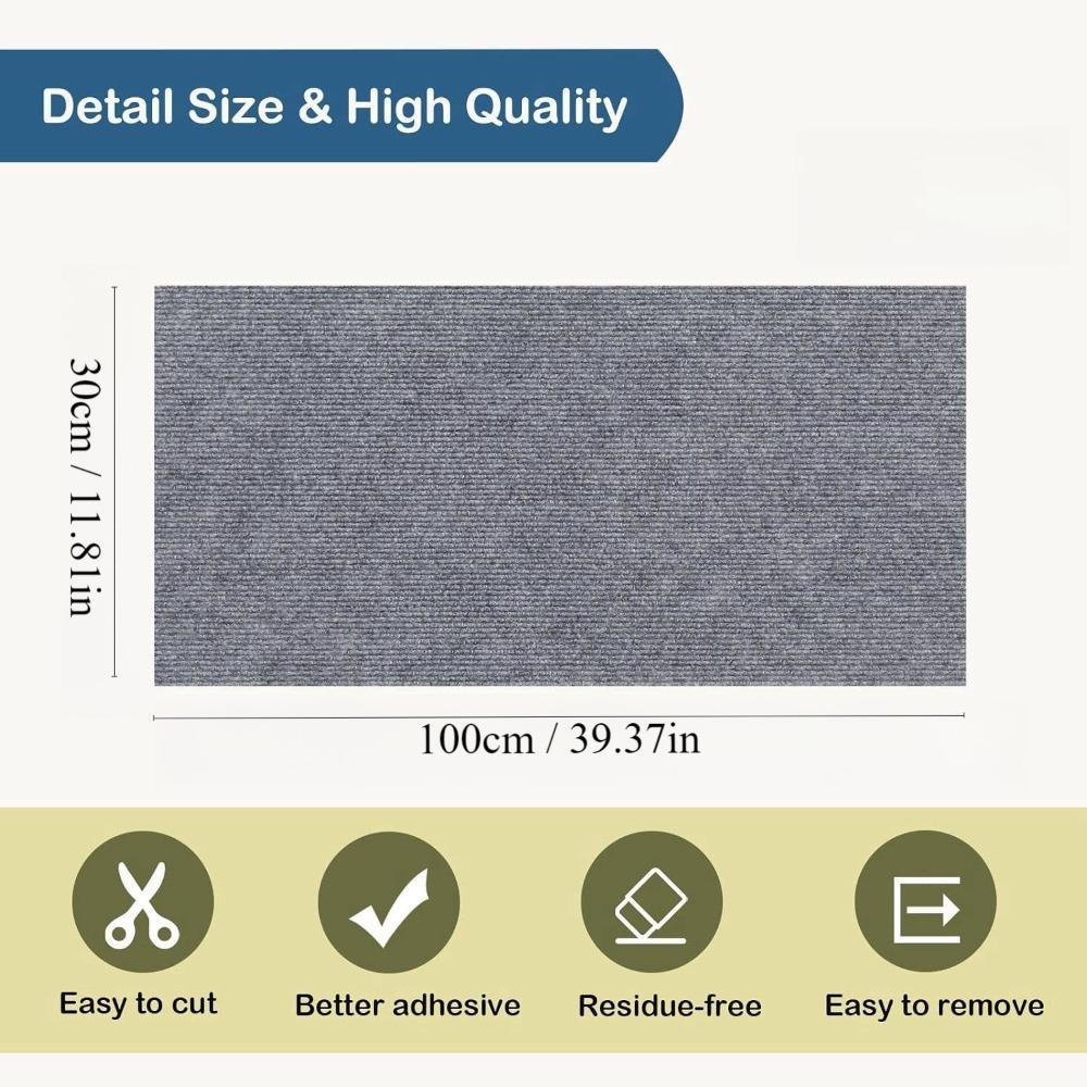 Self-adhesive Cat Scratching Mat Board Sofa Furniture Protector Claw Care Cat Scratching Board Trimmable Recyclable