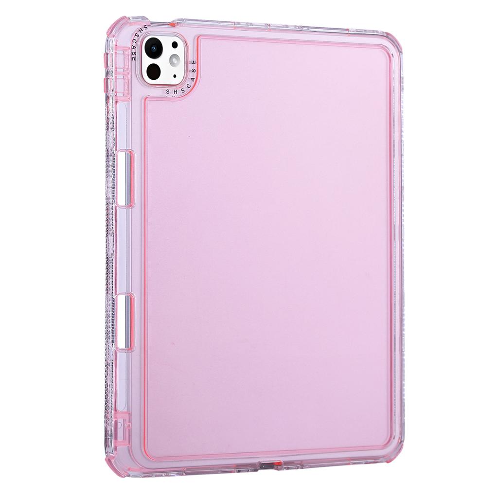 For iPad Pro 11 (2025)/11 (2024) Clear Case 3 in 1 PC + TPU Shockproof Tablet Cover