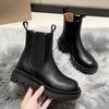 Martin Boots Women's Autumn New Medium Boots Thick-soled Cheshire Short Boots Trendy Smoke Boots
