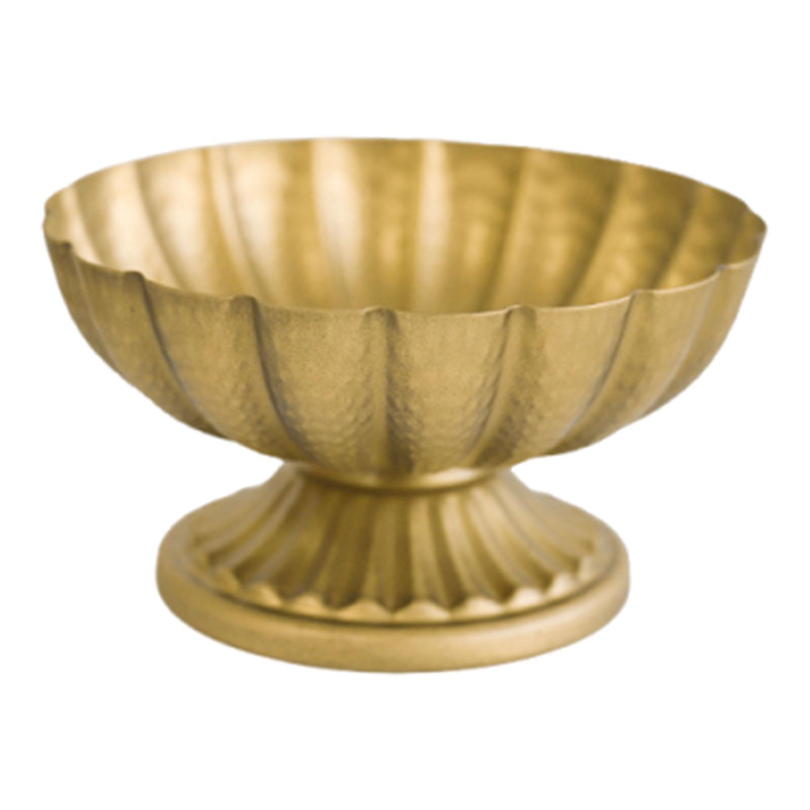 French Urn Planter Flower Vase Arrangement Container Basin Holder Decorative Metal Ornament for Bedroom Indoor Wedding Office