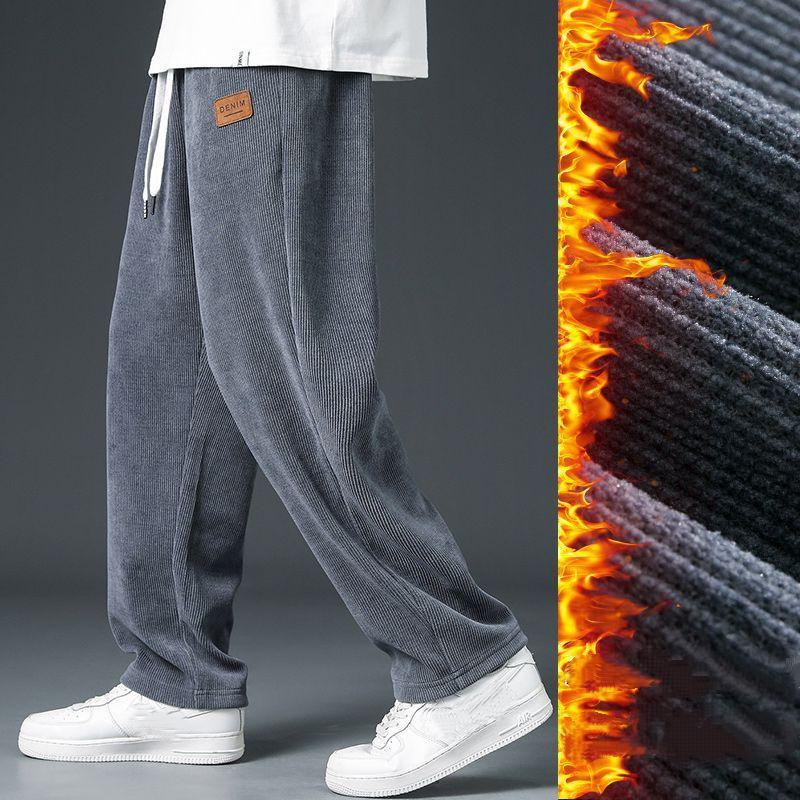 New Baggy Striped Sweatpants For Men Straight-Leg Pants Fashion Hip Hop Streetwear Harajuku Trousers Casual Bottoms Male Clothes