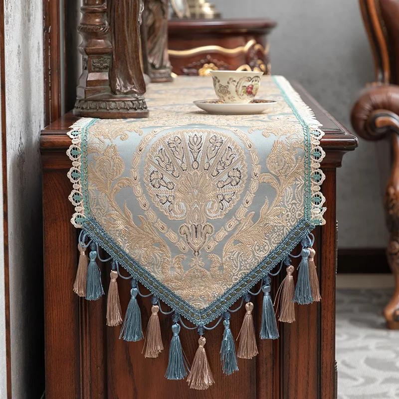 European Court Table Runner with Tassels