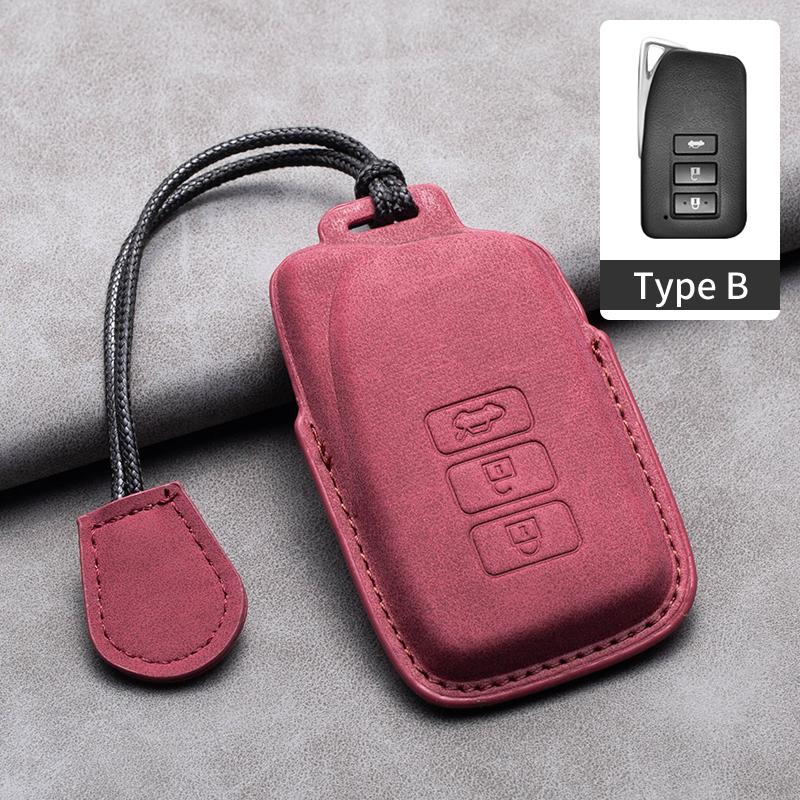 

Leather Car Key Cover Case Shell Fob For Lexus NX IS RX ES GX LX LS UX GS 200 260 300 350 NX200 NX300 RX350 ES300 Accessories