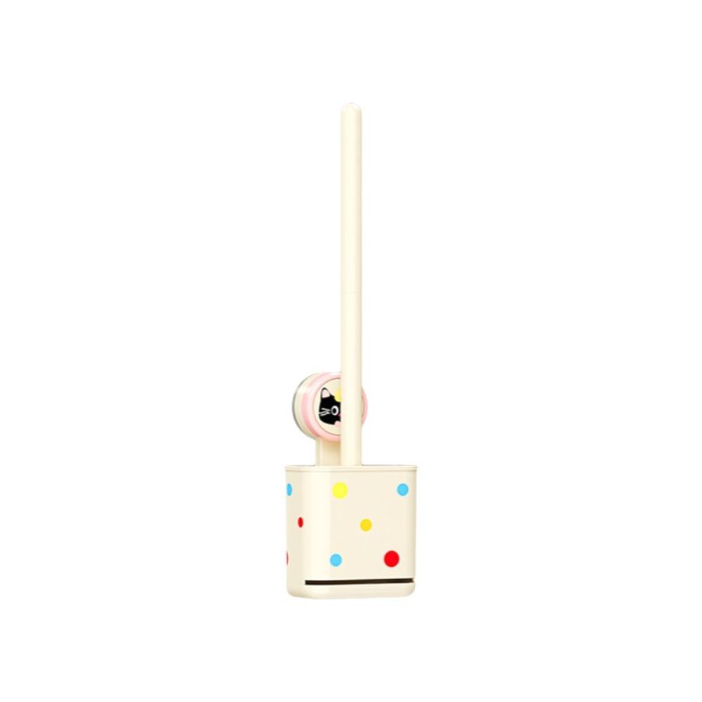 Cartoon Closestool Brush No Punching Cleaning Brush Cleaning Tool Toilet Scrubber  Toilet