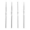 4 Stück Edelstahl Häkelnadeln DIY Häkelnadel-Set Griff Stricknadeln Set Häkelnadeln Set Nähzubehör Werkzeug
