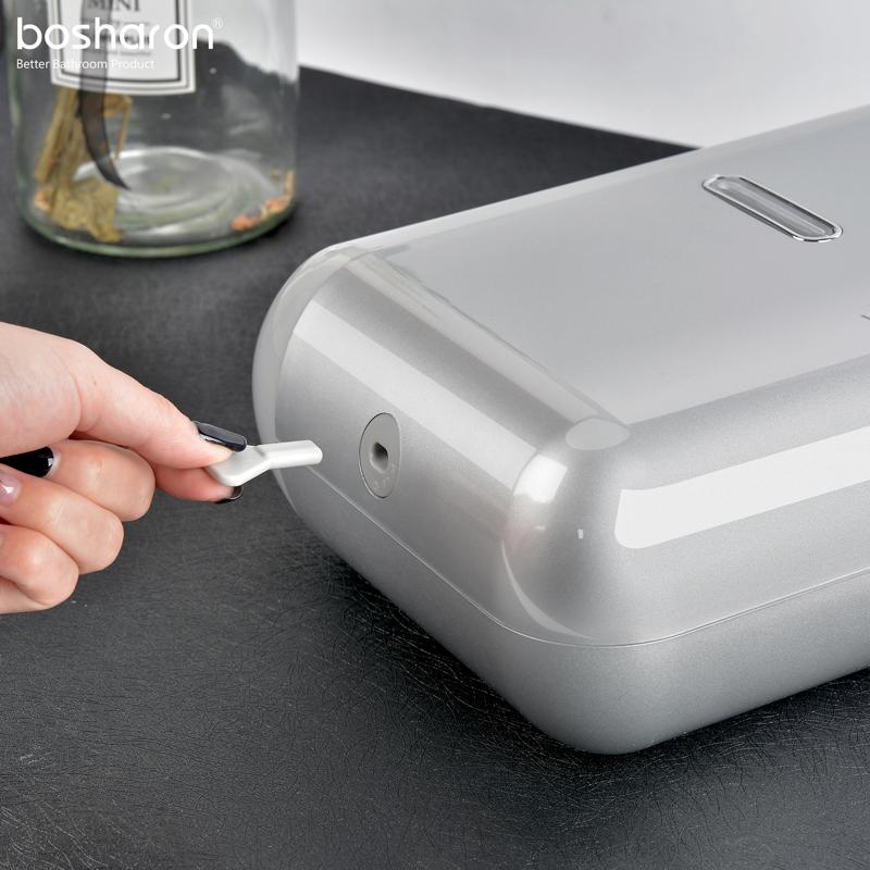 Bosharon Kitchen Wall Mounted Punch Hand Toilet Paper Holder Tissue Box M N C V Z Multifold Paper Towel Dispensers