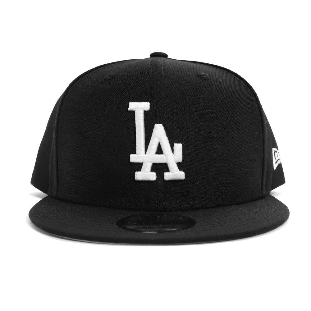 [New Era] NEWERA 9FIFTY MLB BASIC SNAP 950 LOSDOD OTC Los Angeles Dodgers Cap, Adjustable (BLACKWHITE(11591046)) [Used]