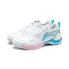 Li Ning Blade II PRO Cushioning, Wear Resistant Low Top Badminton Shoes Unisex White Silver AYZV001-4