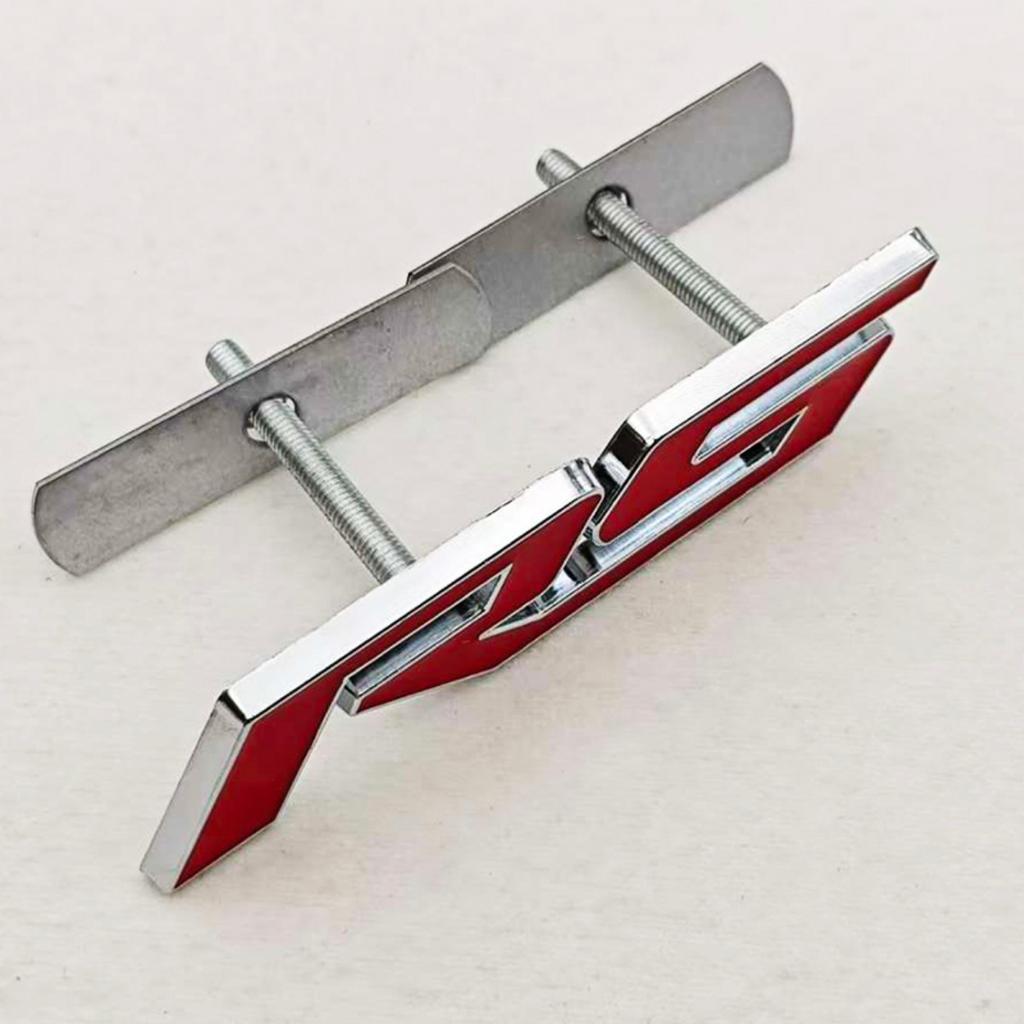 3D Metal RS Logo Badge Sticker Front Grill Emblem Rear Trunk Decal Car Accessories High-Quality Accessories are Suitable for Most Vehicle Models