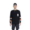 Li Ning T Shirts Men's Black Crew Neck Moderate Straight Fit AWDRA21-1