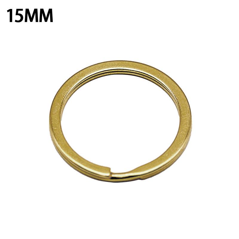 

Brass Keychains Gold Color Open Jump Rings Diy Jewelry Making Accessories A1