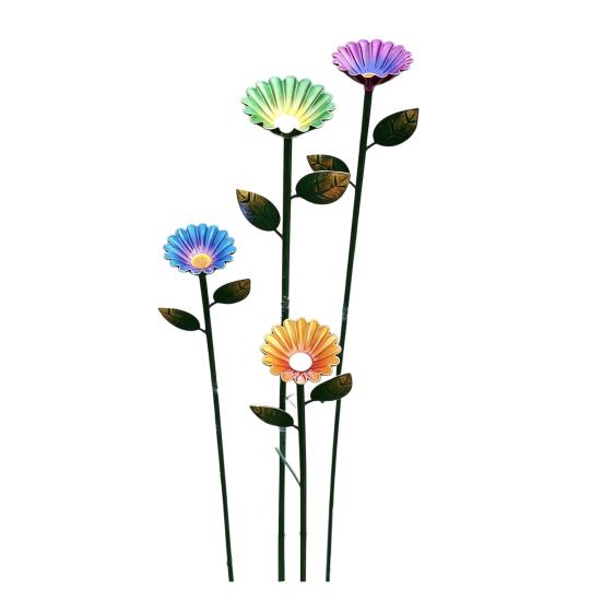 4Pcs Bird Feeder with Ground-Mounted Bracket Easy To Install Anti-Rust