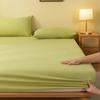1PC Bed Fitted Sheet Bed Mattress Cover Solid Color Bed Linen Non Slip Mattress Covers Bedsheet Soft and Breathable