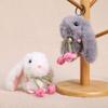 Cute Plush Doll Pendant Soft Cartoon Bunny Keyring Sweet Bag Charm  Hanging Ornaments