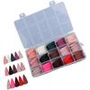 Square/Almond/Stilettos Fake Nails Tip Full Cover Acrylic Falses Nails French Nails Tip Press On Nail,Nail Extension Tip