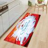 Christmas Kitchen Sand Carpet Doormat Long Floor Mat