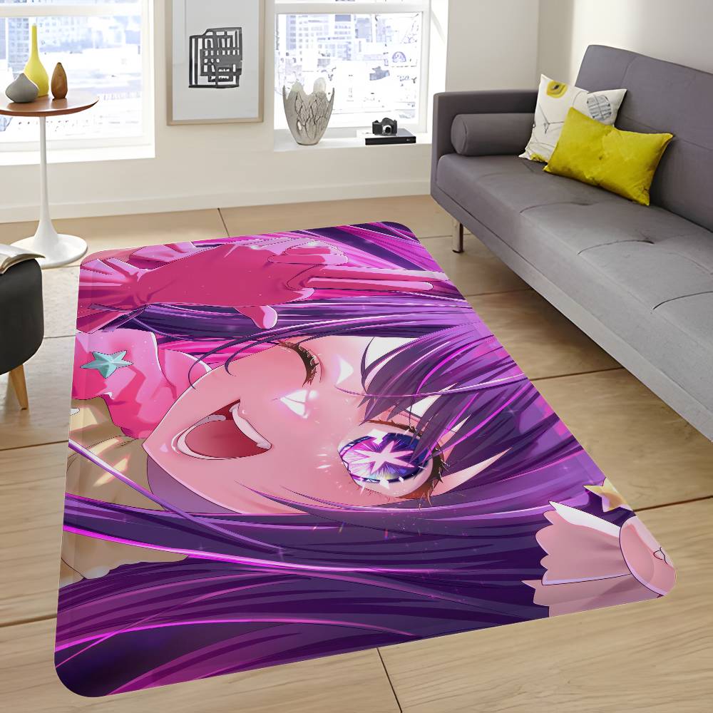 pretty girl anime O-Oshi No Ko Door Mat Nordic Style Bedroom Living Room Doormat Home Balcony Anti-Slip Alfombra