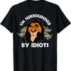 Disney Der König der Löwen Scar Ich bin von Idioten umgeben Porträt T-Shirt
