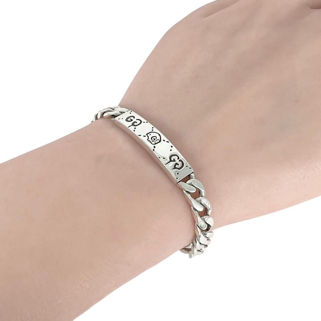 GUCCI bracelet Silver Women Trouble Andrew Ghost used