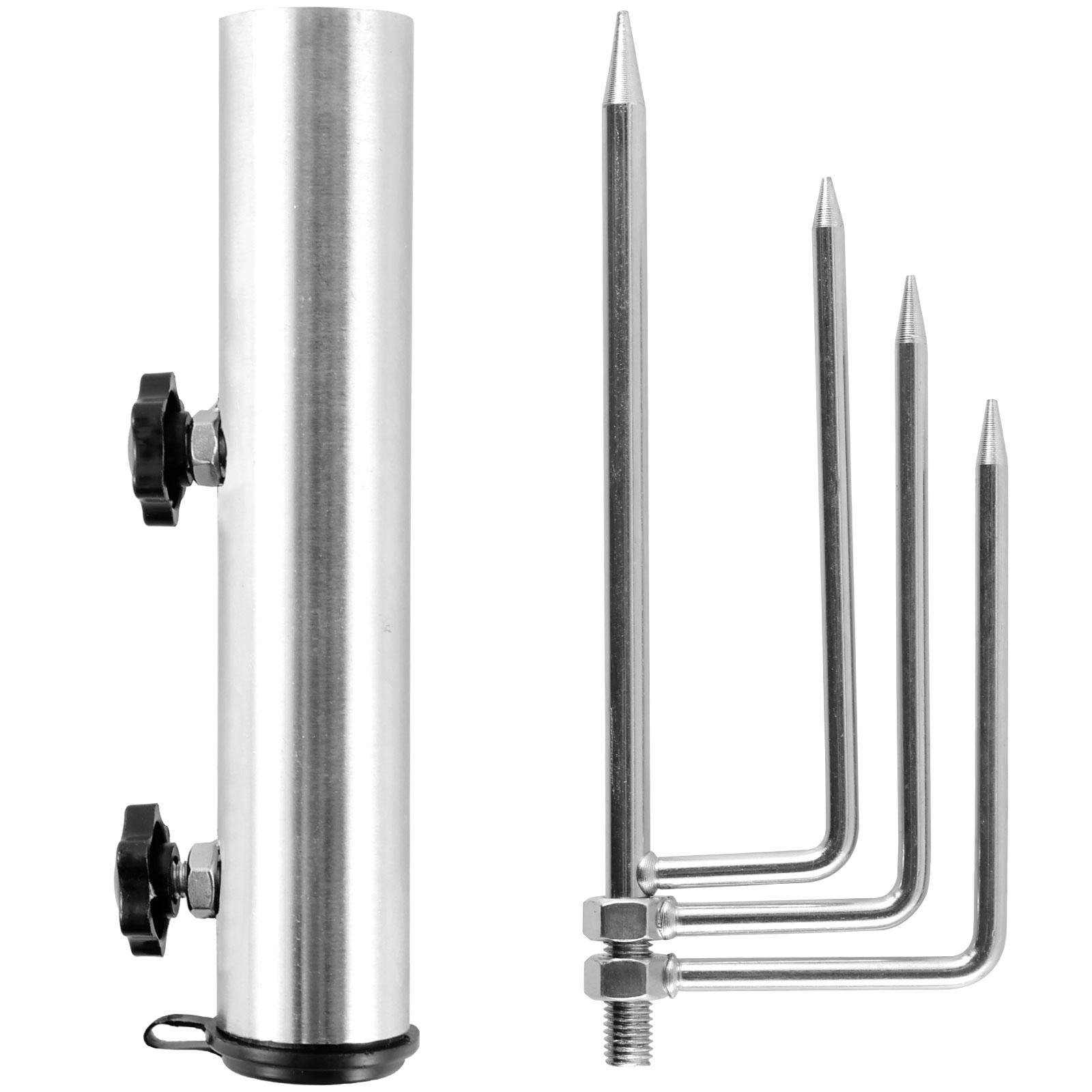 

Металлический пляжный зонт, песчаный якорь, прочное основание для зонта, прочная подставка для зонта от солнца для сада, держатель для зонта для кемпинга на открытом воздухе серебряный