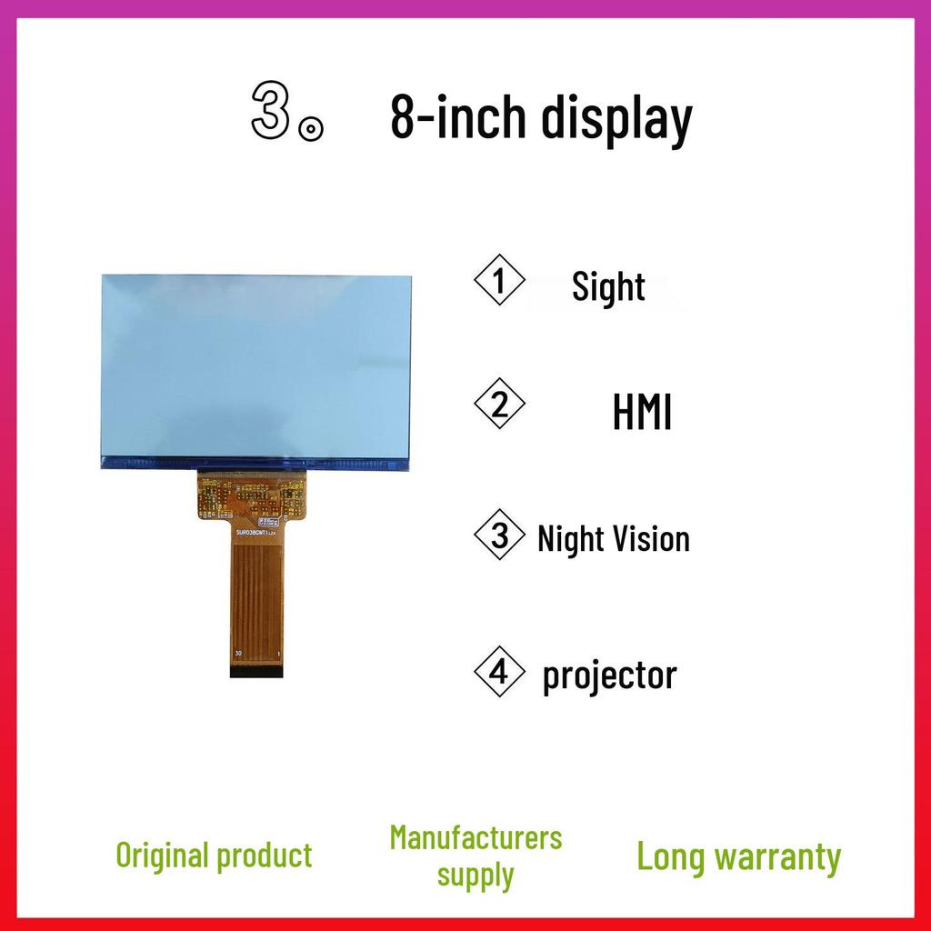 3.8-inch LCD Projector with Night Vision and Smart Home LVDS Interface