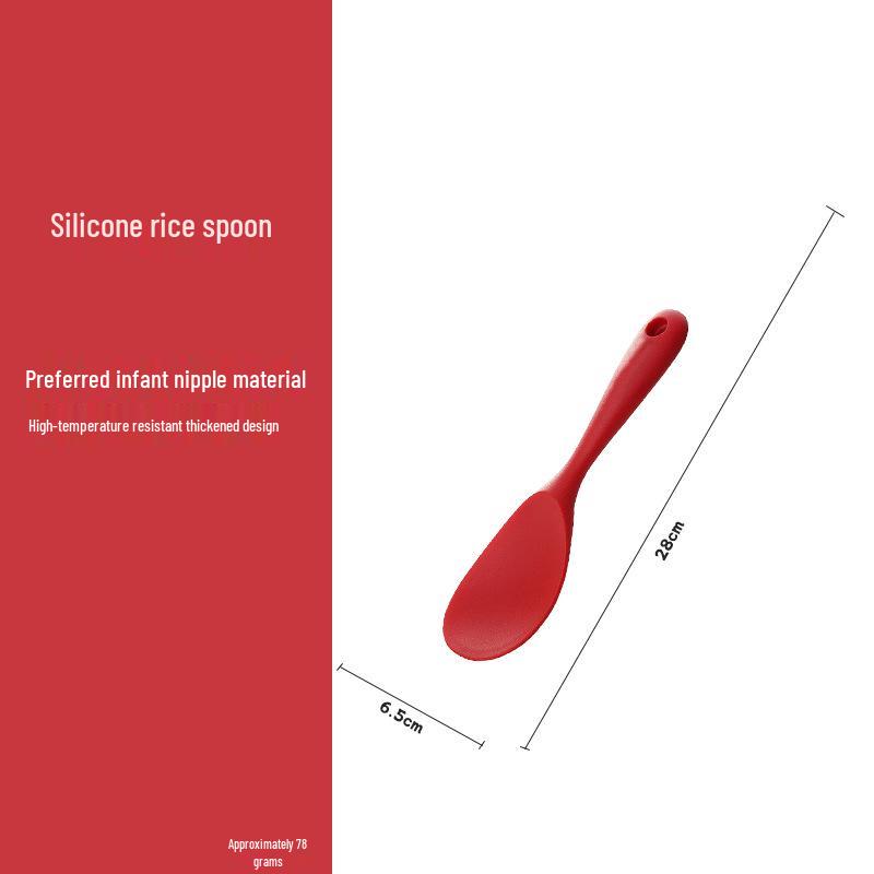 Heat-Resistant Silicone Spatula Set - Non-Stick, Pan-Safe Stir-Fry Kitchenware