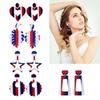 1 Pair Independence Day Earrings American Fourth of July  Clay Stud Patriotic Fashion Earrings Jewelry for Girls