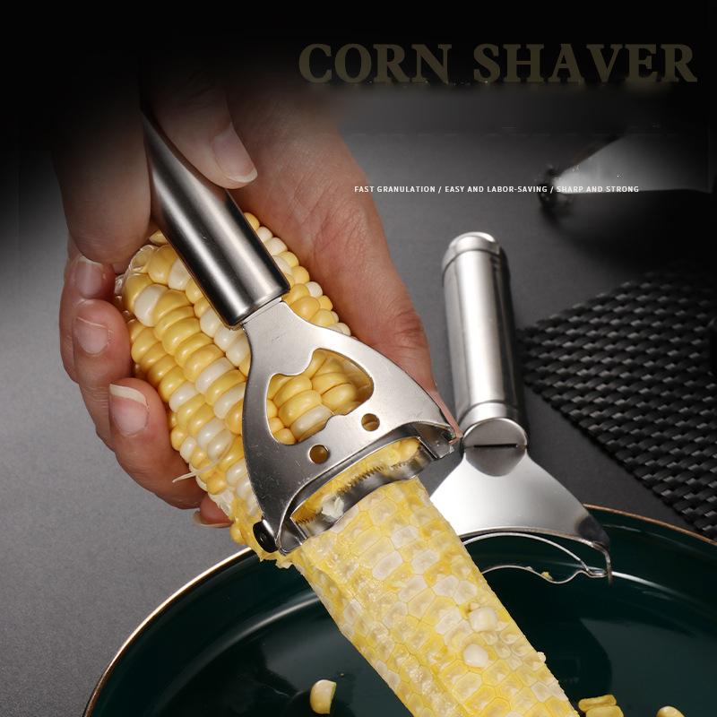 Stainless Steel Corn Shaper, Kitchen Gadget, Convenient Tool, Thick and Durable, Kitchen