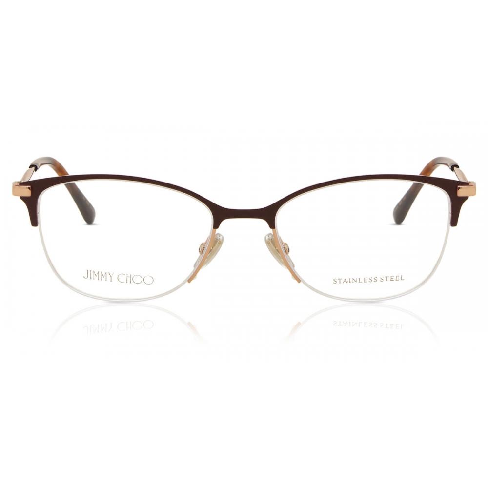 

Jimmy Choo Jc300 6k3 Women Eyeglasses Burgundy Gold/52