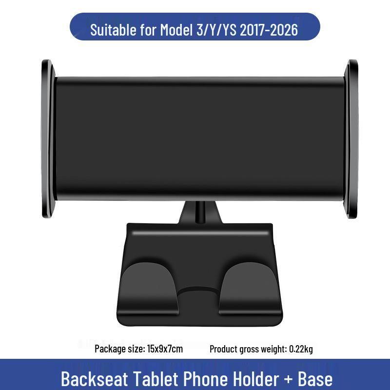

Tesla Model 3/Y Rear Seat Tablet & Phone Holder Black