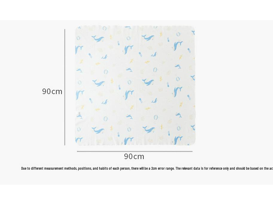 All-Season Cotton Baby Bath Towel & Swaddle Blanket for Newborns (1-3 Months)
