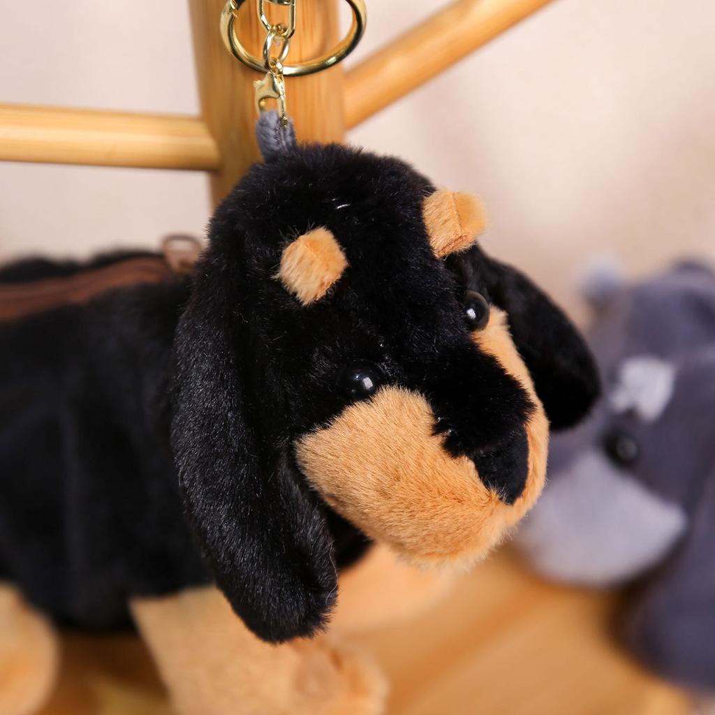 Dachshund Change Bag Small Doll Doll Pendant Keychain Dog Doll Plush Toy Bag Pendant