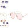 Occhiali da Sole Quadrati Oversize da Donna Glamour con Lussuoso Design della Montatura Bling