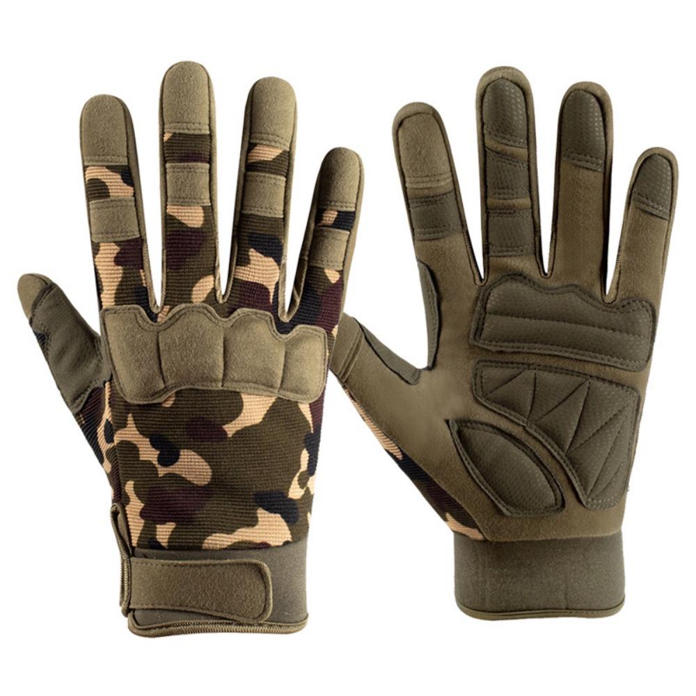 Neue Handschuhe Vollfinger taktisch Reiten Outdoor-Sportarten Camouflage Touchscreen Schutz Trainingshandschuhe